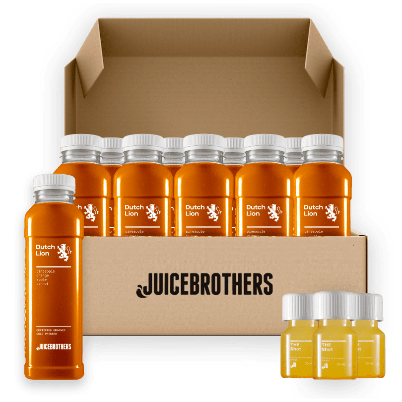 Koningsdag sap pakket Juicebrothers fruitsap detox sap voordeelpakket